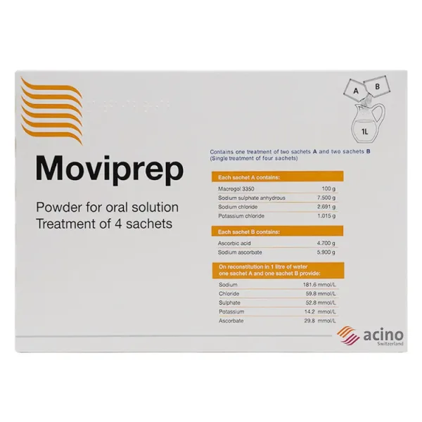 Moviprep Treatment Powder for Oral محلول