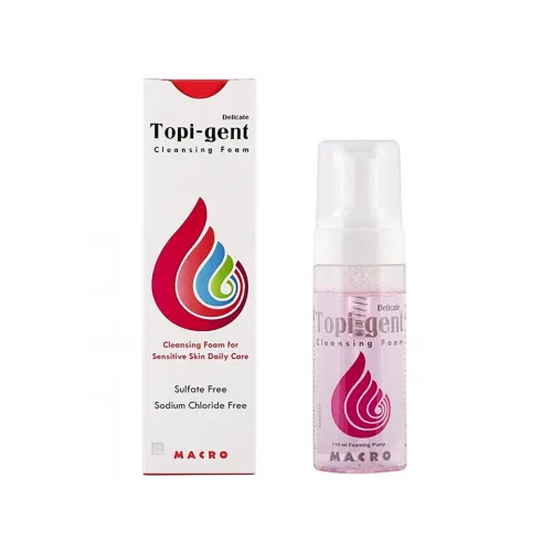 Topi-gent Delicate Cleansing رغوة for Sensitive Skin - sodium chloride free sulfate free