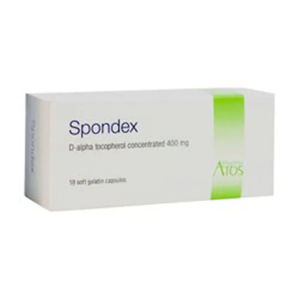 Spondex 400 مجم D-Alpha Tocopherol مكمل غذائي