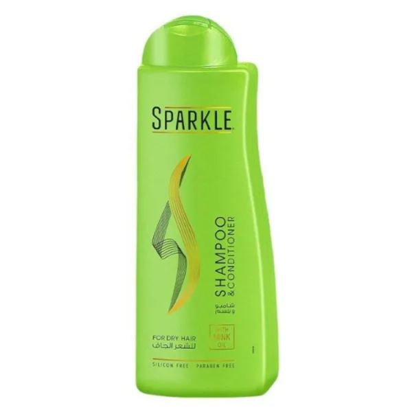 Sparkle شامبو & بلسم with Mink زيت for Dry Hair - silicon free parabens free