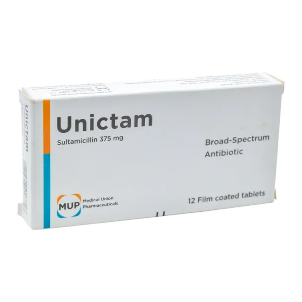 Unictam 375 مجم Sultamicillin Broad Spectrum Antibiotic