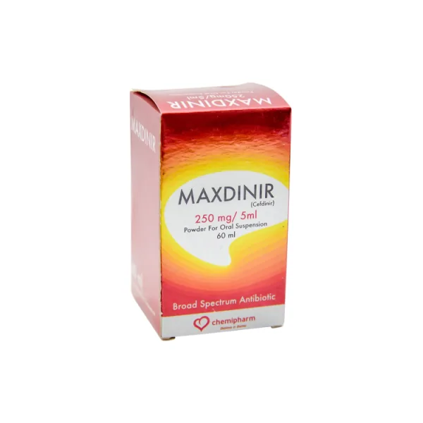 Maxdinir 250 مجم Cefdinir Broad Spectrum Antibiotic