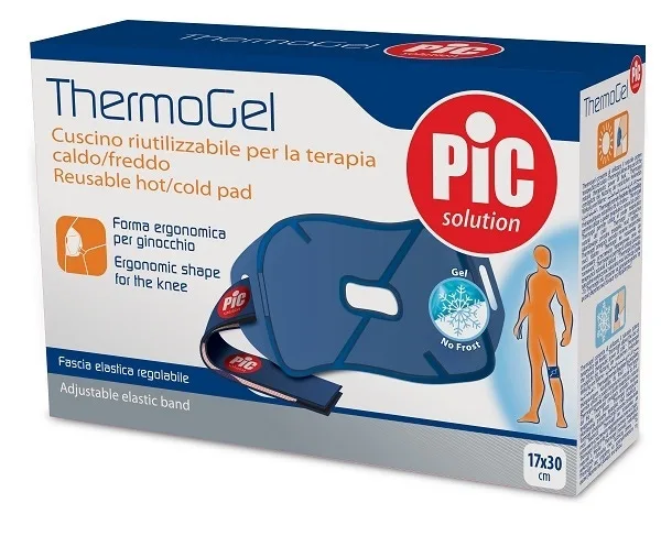 Pic محلول Thermogel Reusable Hot & Cold Elastic Knee Band (17x30cm)