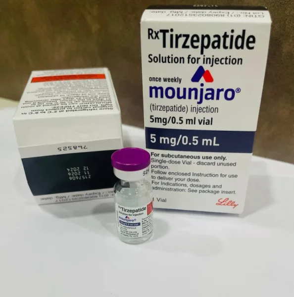 Mounjaro 5 مجم/0.5 مل Tirzepatide محلول فيالات for Subcutaneous Injection