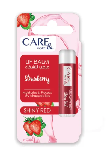 للعناية & More مرطب شفاه Strawberry Scent