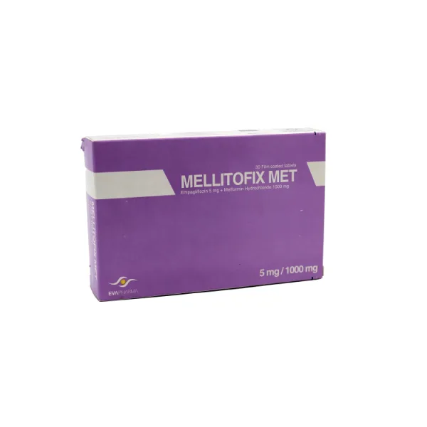 Mellitofix 5 مجم Empagliflozin & 1000 مجم Metformin Hydrochloride