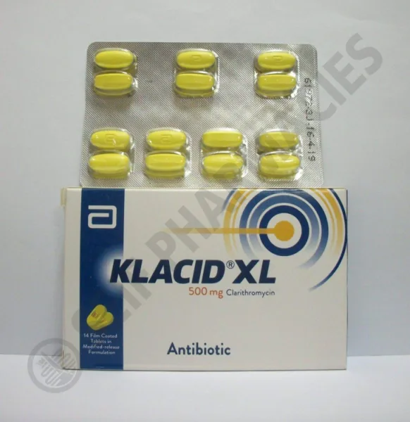 Klacid XL 500 مجم Clarithromycin Antibiotic