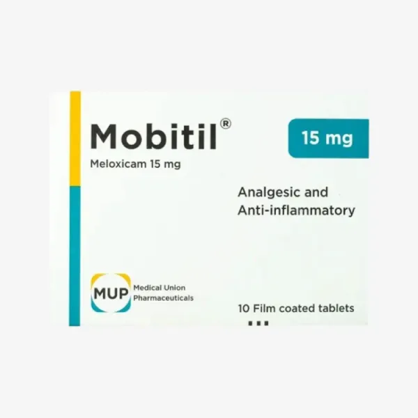 Mobitil 15 مجم Meloxicam Anti-Inflammatory & Analgesic Rectal تحاميل