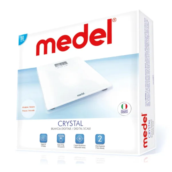 Medel Digital Personal Weighing Scale - White