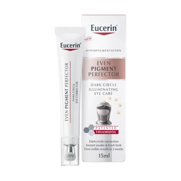 Eucerin Even Pigment Perfector Illuminating & Anti-Dark Circles Eye كريم with Cooling Applicator