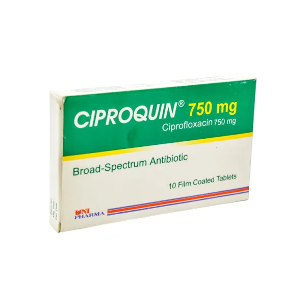 Ciproquin 750 مجم Ciprofloxacin Broad-Spectrum Antibiotics